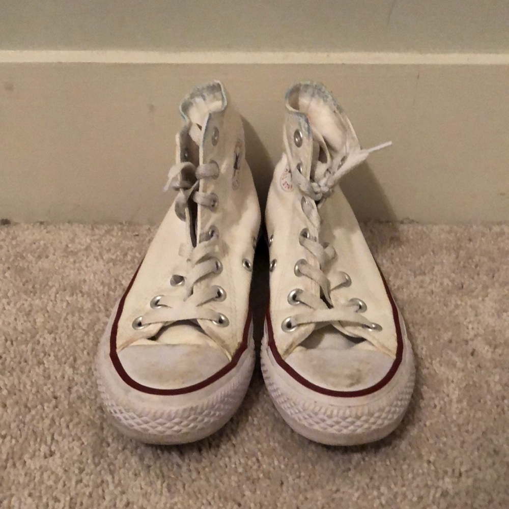 White high top converse